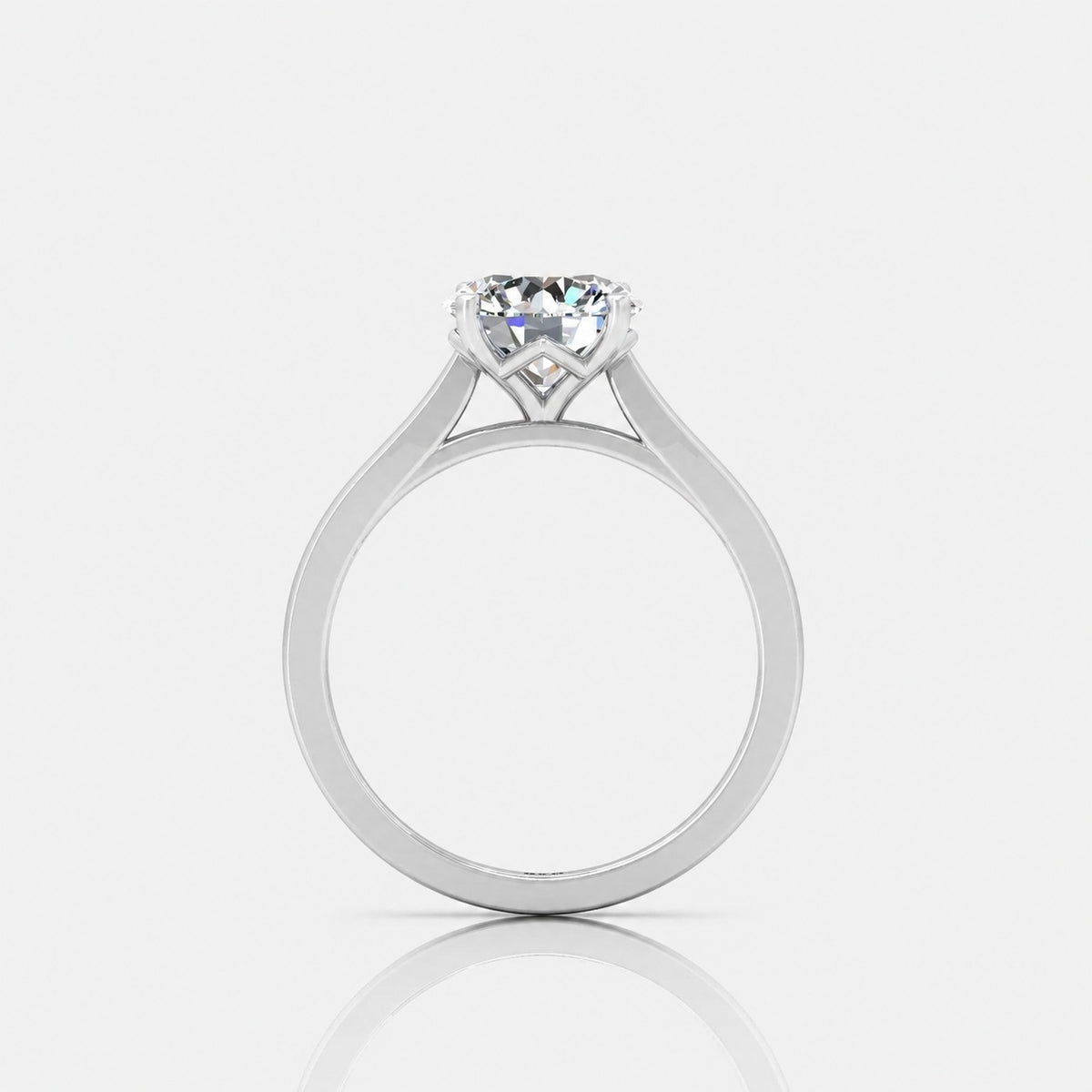 IGI Certified 2.00 Carat E/VS Round Solitaire Engagement Ring in Gold & Platinum