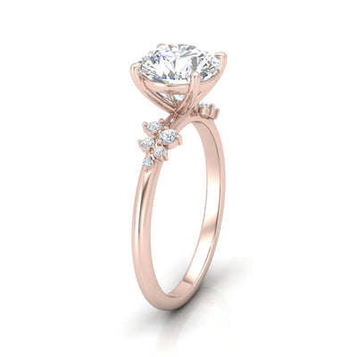 Jasmine Round Diamond Engagement Ring