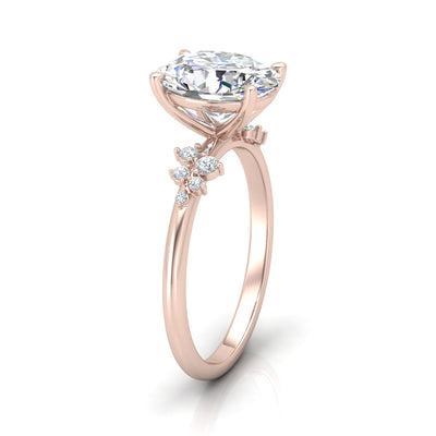 Jasmine Oval Diamond Engagement Ring