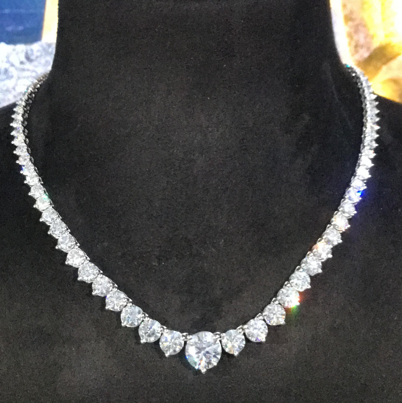 Round Diamond Necklace