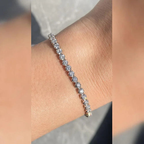Tennis Bracelet - Angle View