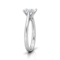 Princess Diamond Cathedral Solitaire Ring