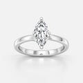 Solitaire Engagement Ring Marquise Diamond 2.00Ct IGI Certified in Gold & Platinum