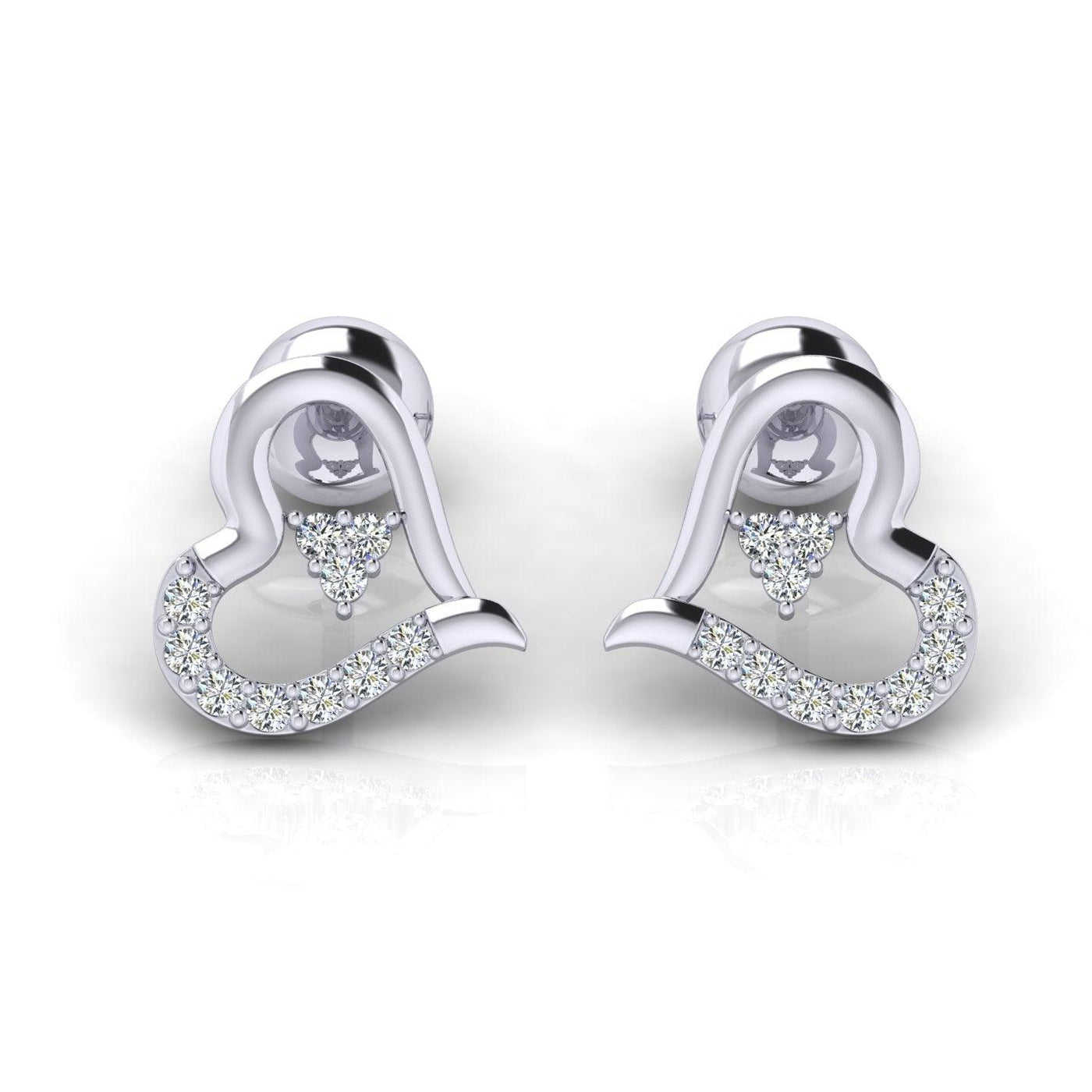 Round Diamond Designer Earrings