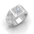 Certified E/VS 1.00Ct Round Diamond Solitaire Engagement Ring For Him