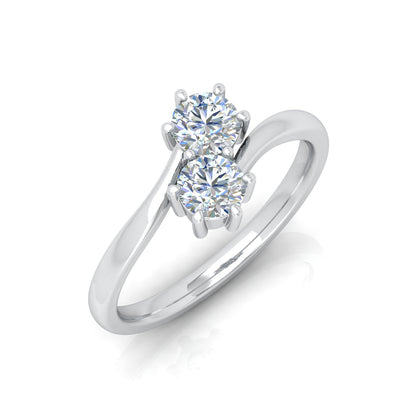 2.00 Carat D/VS IGI Certified Classic Round Diamond Solitaire Toi-Moi Engagement Ring - amadadiamonds