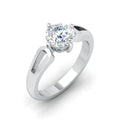 Classic 2.00 Carat D/VS Lab Round Diamond Solitaire Engagement Ring For Women