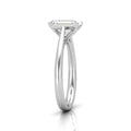 Radiant Diamond Cathedral Solitaire Ring