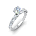 Round Diamond Designer Engagement Ring in Gold / Platinum 1.50Ct