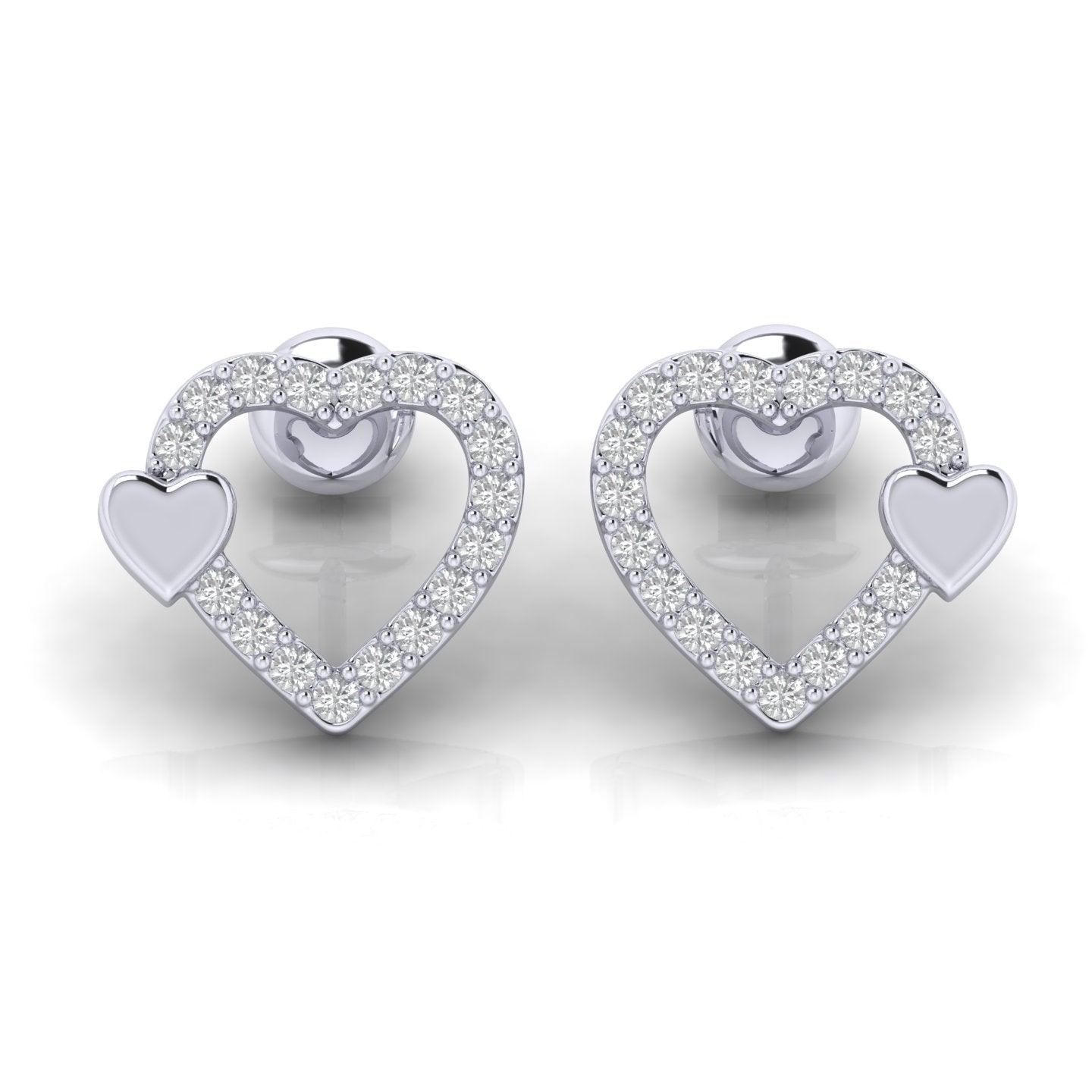 Round Diamond Designer Earrings