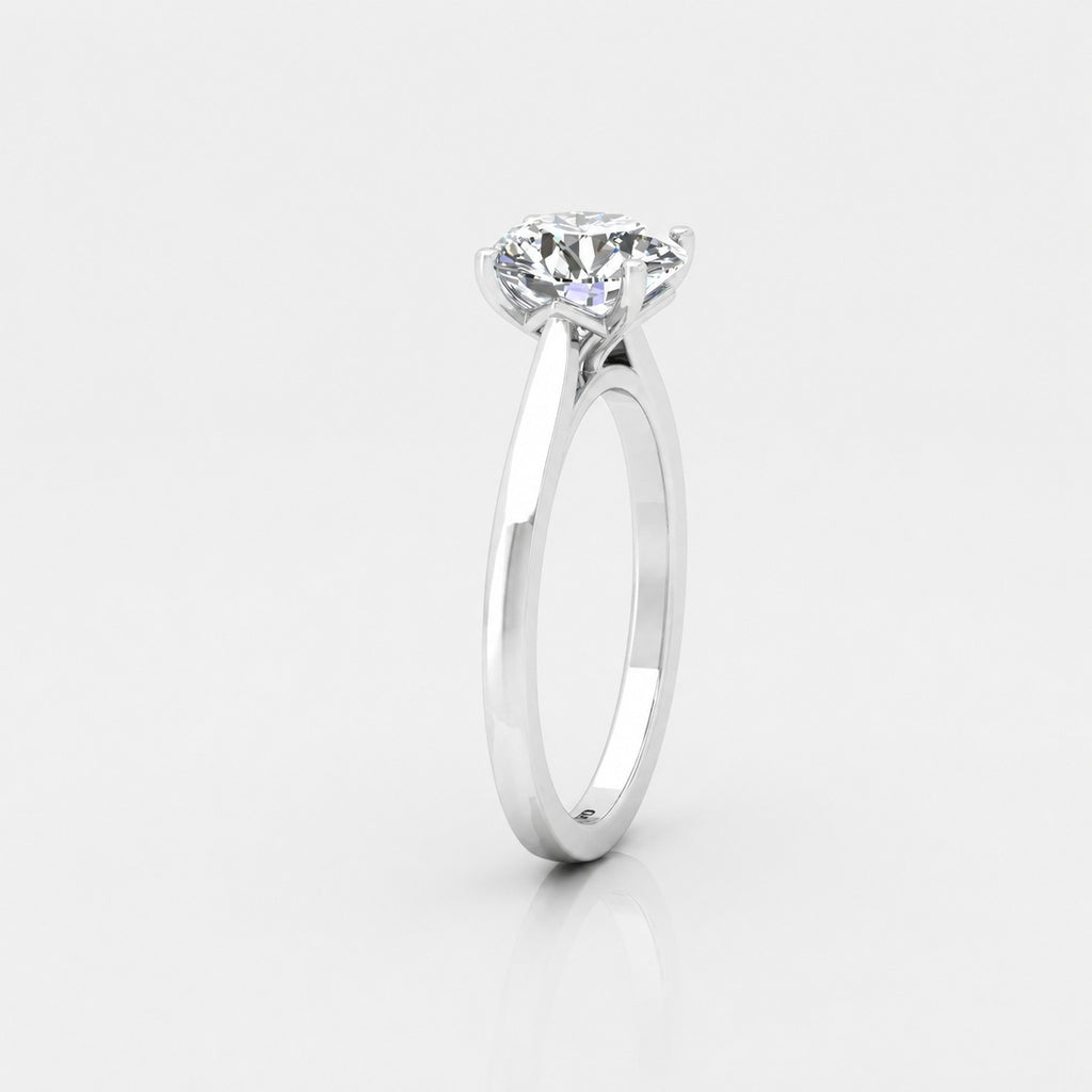 IGI Certified 2.00 Carat E/VS Round Solitaire Engagement Ring in Gold & Platinum