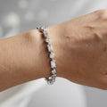 5.00ct Round Diamond Tennis Bracelet - 9k White Gold