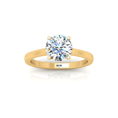 1.00CT E/VS  Certified Classic Round Diamond Solitaire Engagement Ring