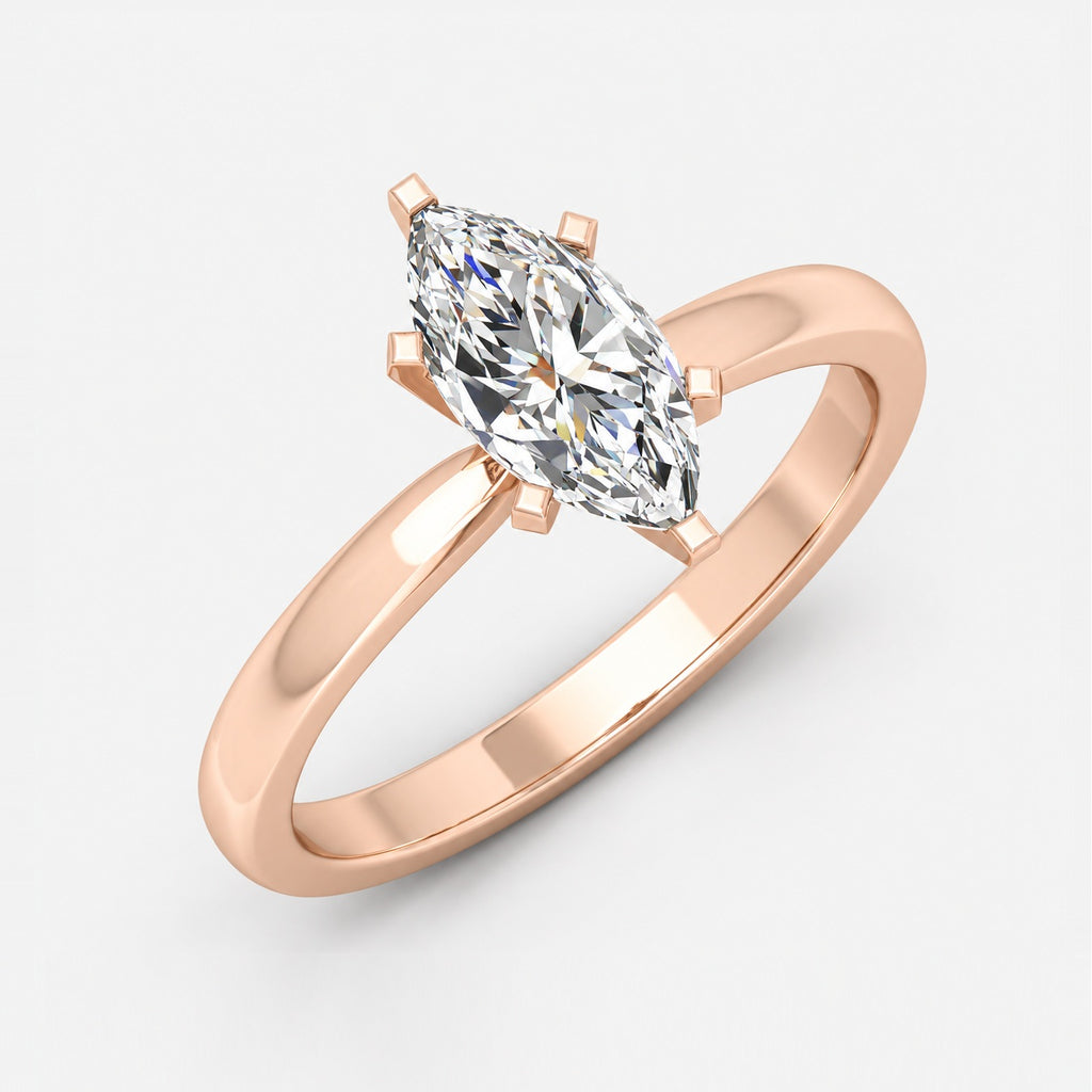 Marquise Diamond 2.00Ct IGI Certified Solitaire Engagement Ring in Gold & Platinum