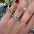 IGI Certified 2.00Ct E/VS Oval With Side Diamond Engagement Ring In Platinum (950)