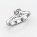 IGI Certified 2.00Ct Classic Four Prong Solitaire Engagement Ring in Gold & Platinum