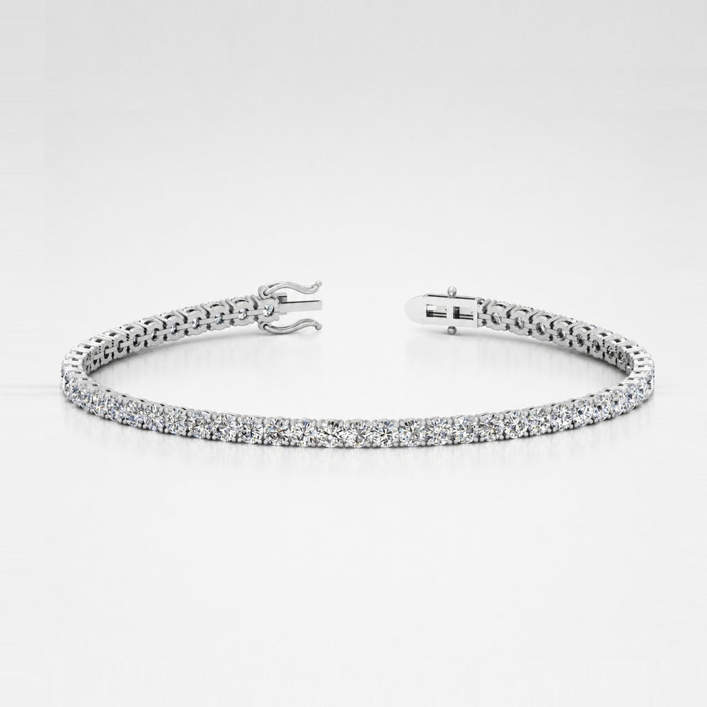 Bold Round Diamond Tennis Bracelet (5.00ct TW) in 9K Gold