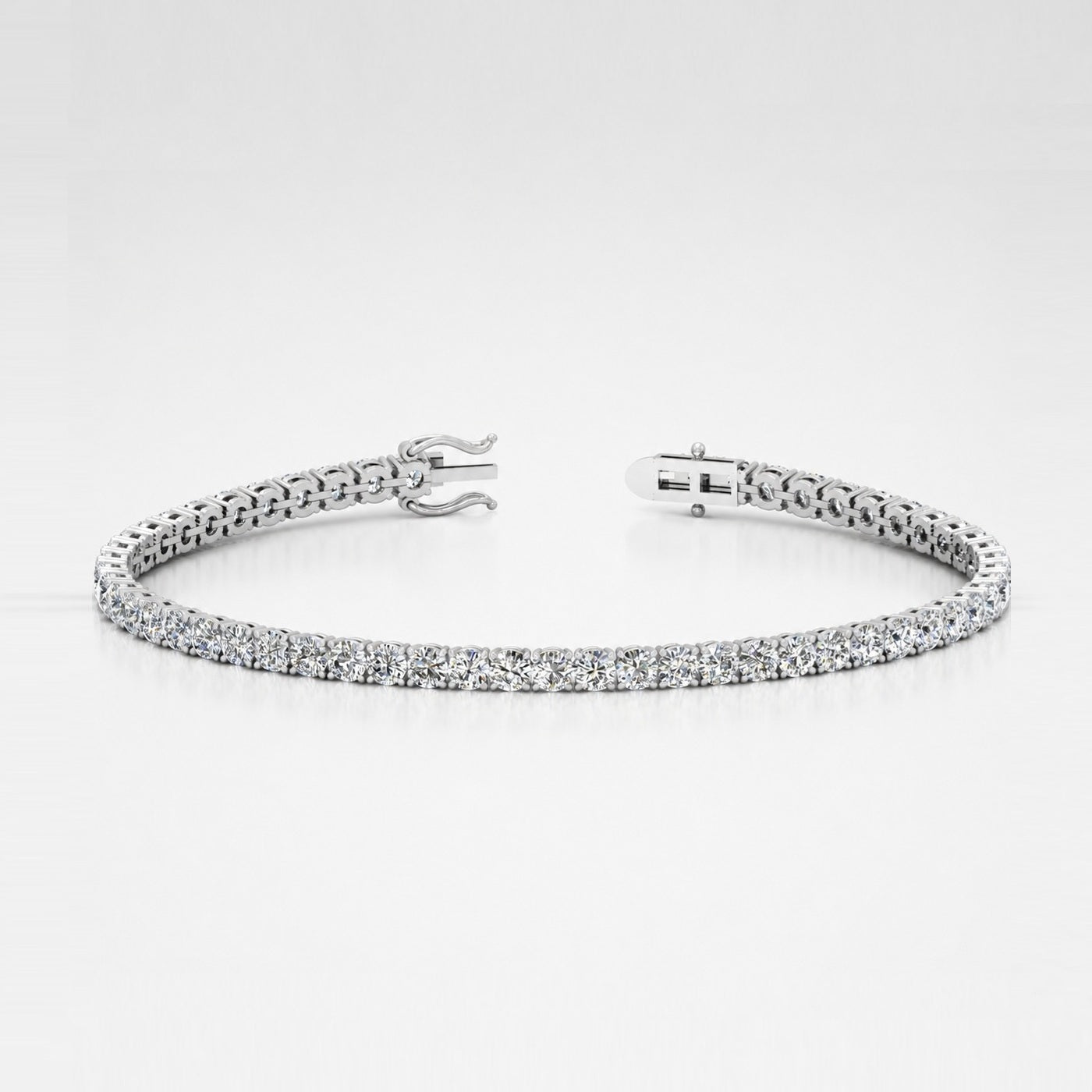 Bold Round Diamond Tennis Bracelet (5.00ct TW) in 9K Gold
