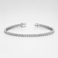 Statement Round Diamond Tennis Bracelet (6.00ct TW) in 9k Gold