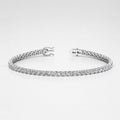 6.00ct Round Diamond Tennis Bracelet - Platinum
