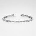 5.00Ct 100% Natural Round Diamond Tennis Bracelet in White / Yellow Gold