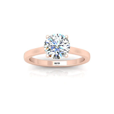 1.00CT E/VS  Certified Classic Round Diamond Solitaire Engagement Ring