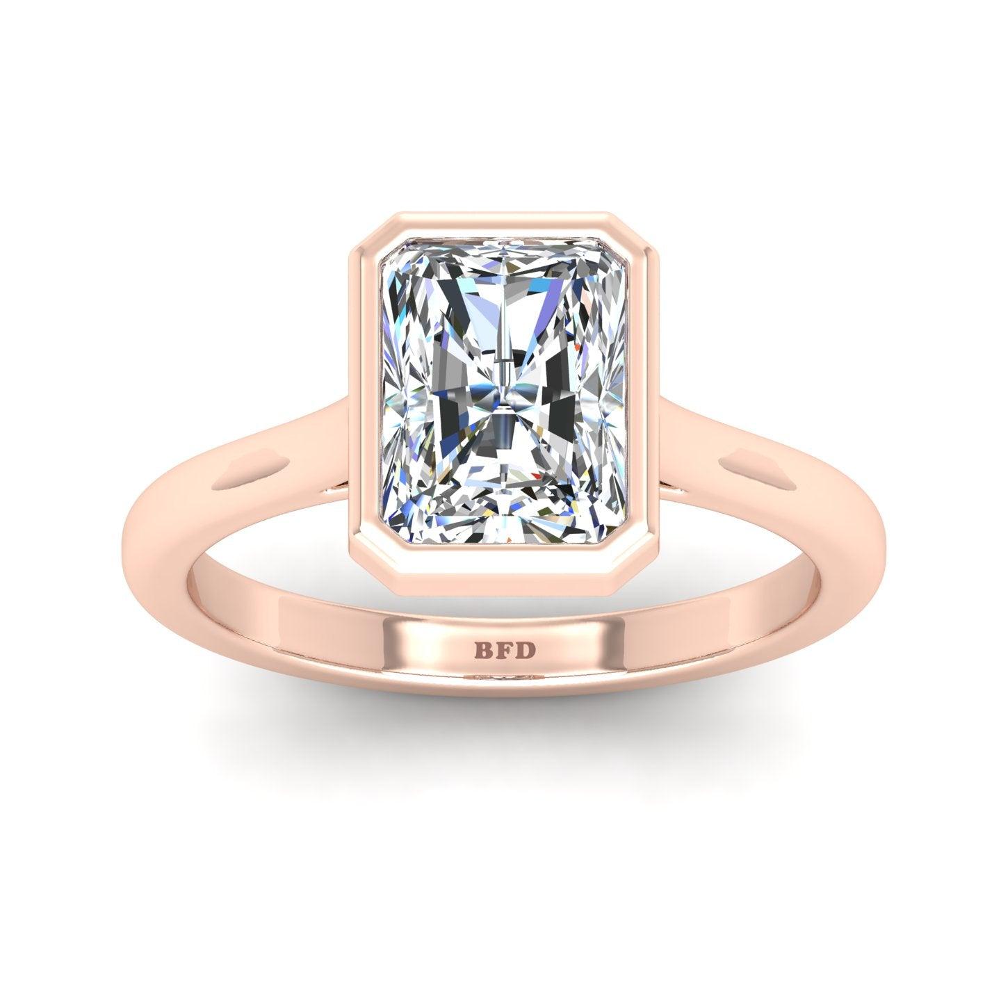 IGI Certified Radiant Diamond Solitaire Engagement Ring Platinum 1.00Ct-7.00Ct