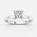 IGI Certified 2.00Ct Solitaire Engagement Women's Ring Princess Diamond in Gold & Platinum