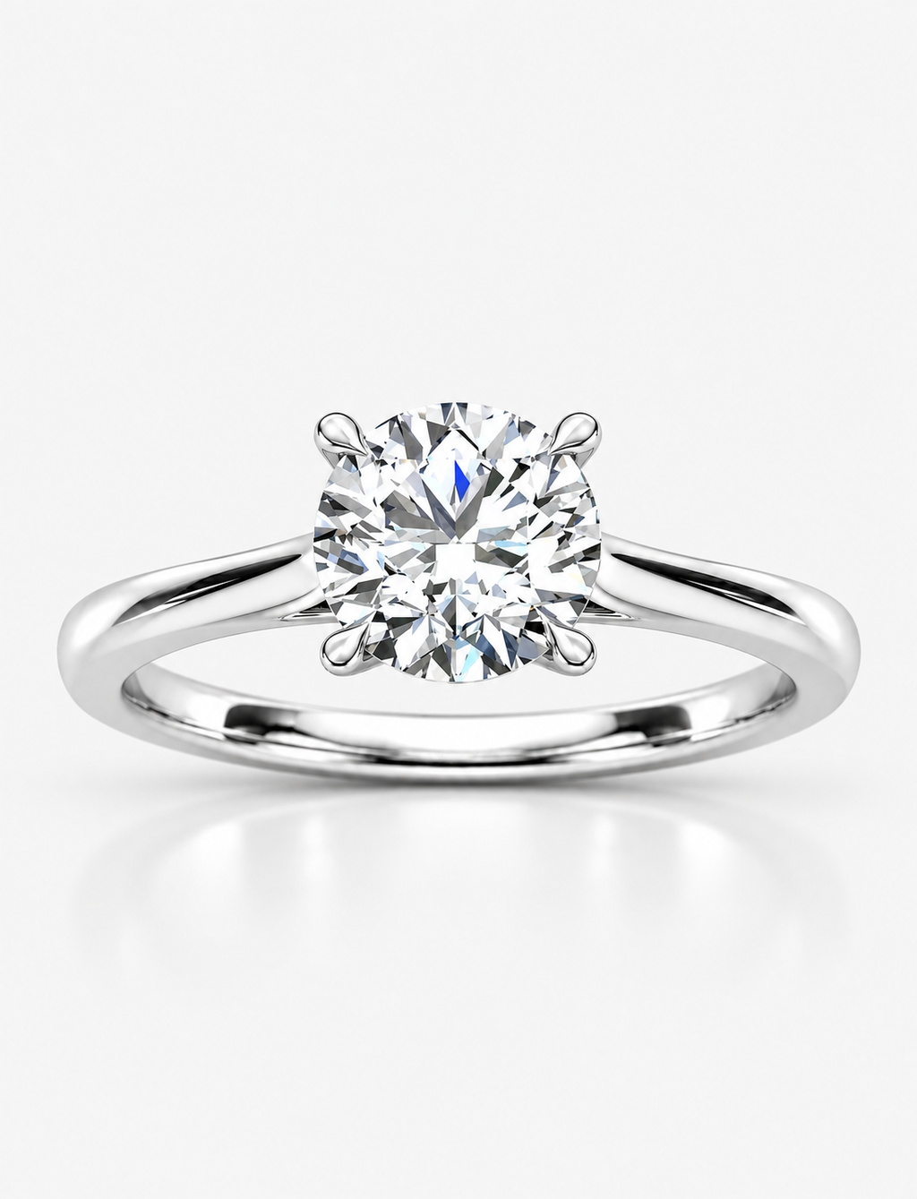 IGI CERTIFIED D/VVS Lab Grown Diamond Solitaire Engagement Ring