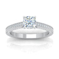 Certified Cushion Diamond Engagement Ring 2.00Carat E/VS