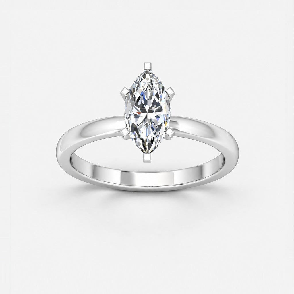 Marquise Diamond 2.00Ct IGI Certified Solitaire Engagement Ring in Gold & Platinum