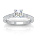 Certified Asscher Diamond Engagement Ring 2.00Carat