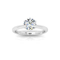 Certified Round Diamond Solitaire Engagement Ring - E/VS 1.00 Carat