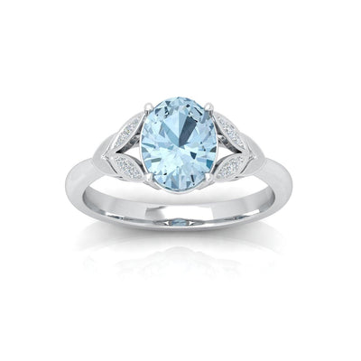 blue diamond ring