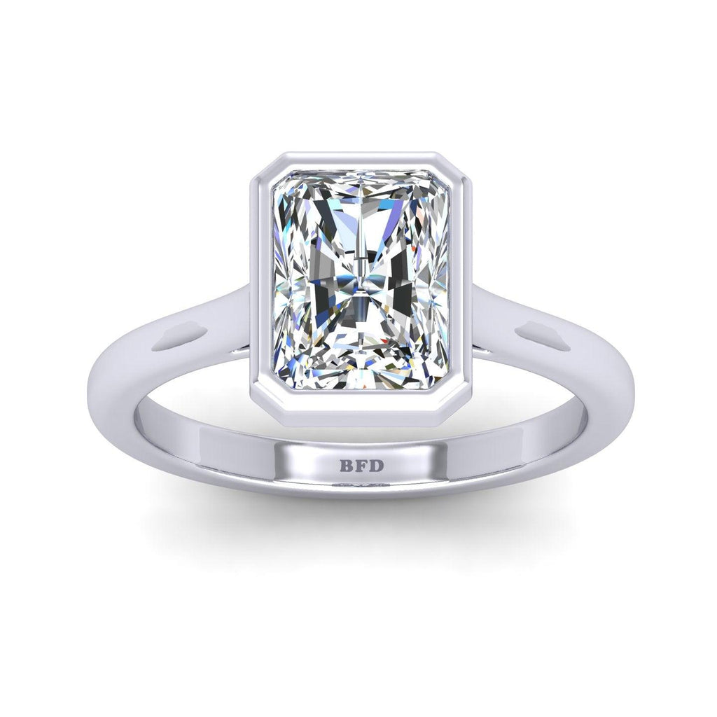 IGI Certified Radiant Diamond Solitaire Engagement Ring Platinum 1.00Ct-7.00Ct