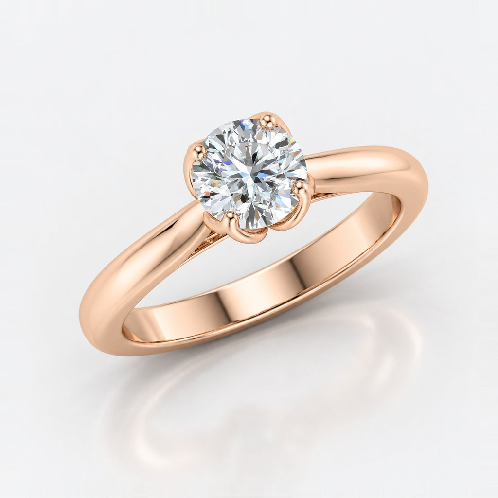 IGI Certified 2.00Ct Classic Four Prong Solitaire Engagement Ring in Gold & Platinum