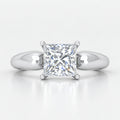 2.00Ct Solitaire Engagement Women's Ring Princess Diamond IGI Certified in Gold & Platinum
