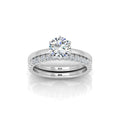 Certified Classic Round Diamond Solitaire Engagement Ring With Matching Band 1.50Ct E/VS