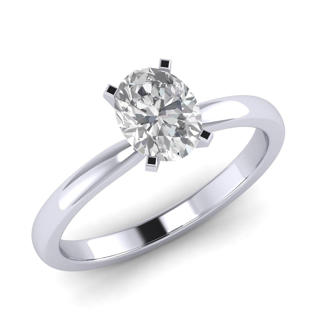 Last Piece ! 2.00 CT IGI Certified Diamond Oval Cut Solitaire Engagement Ring in Platinum