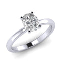 Last Piece ! 2.00 CT IGI Certified Diamond Oval Cut Solitaire Engagement Ring in Platinum