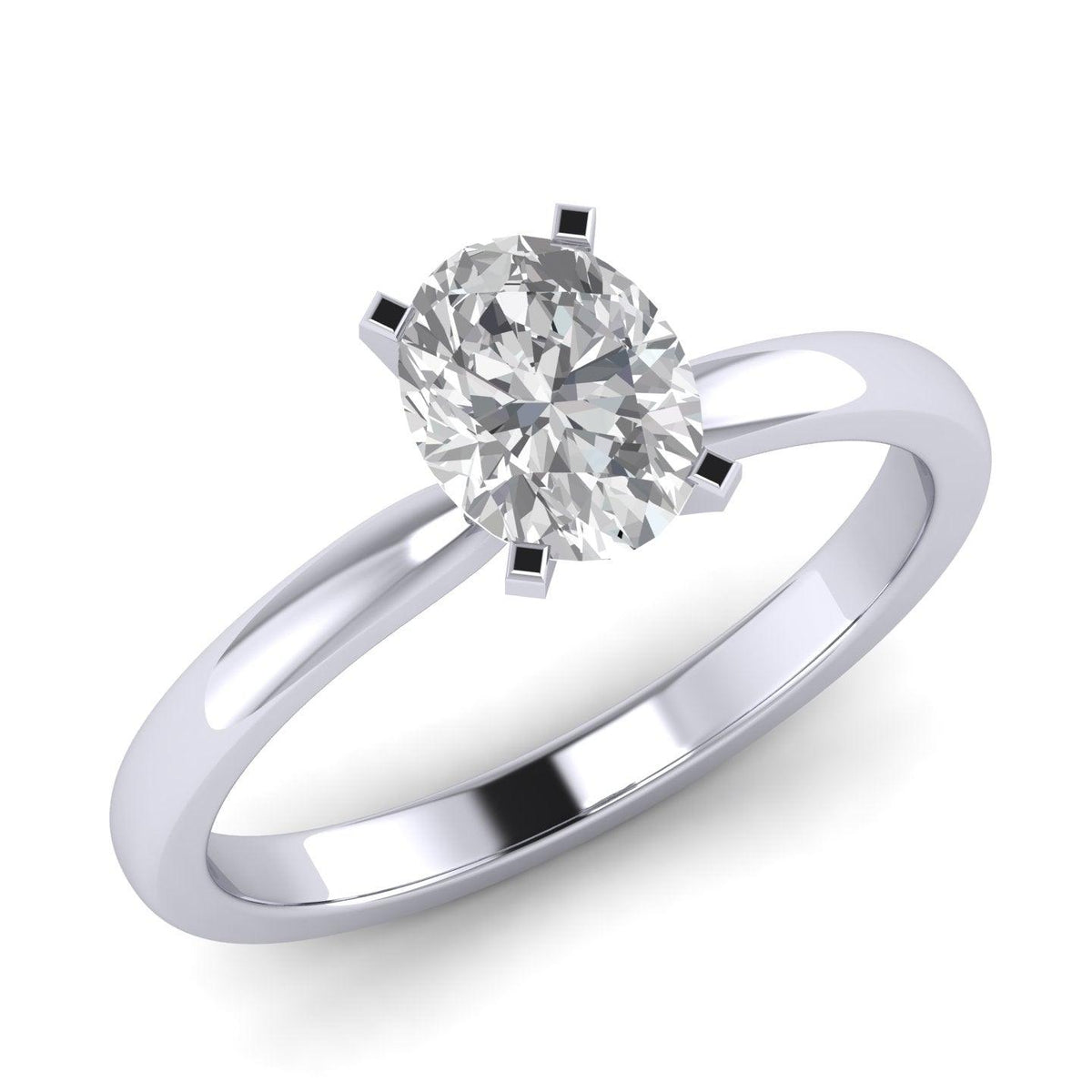 Last Piece ! 2.00 CT IGI Certified Diamond Oval Cut Solitaire Engagement Ring in Platinum