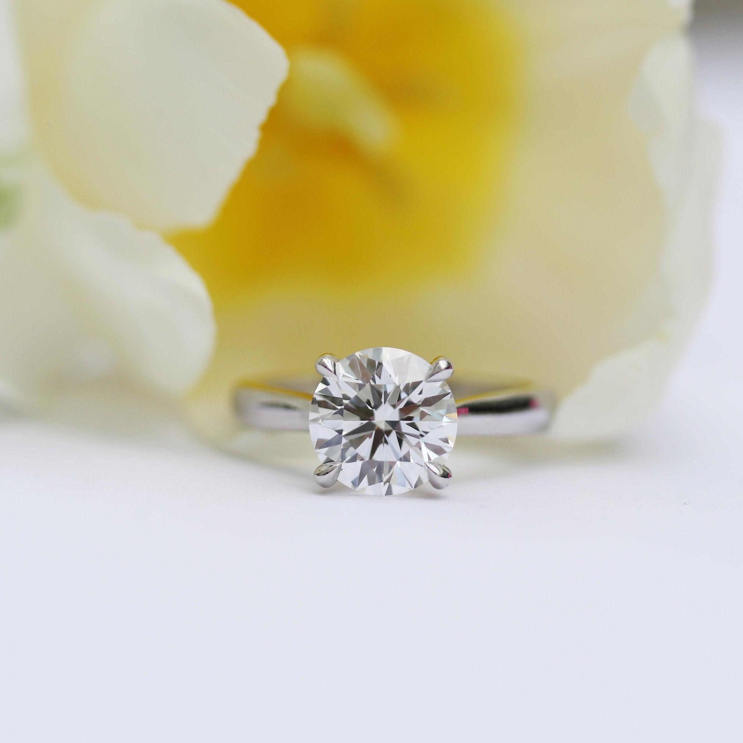Last Piece ! IGI Certified 5.00Ct Huge Lab Grown Round Diamond Solitaire Engagement Ring in Platinum