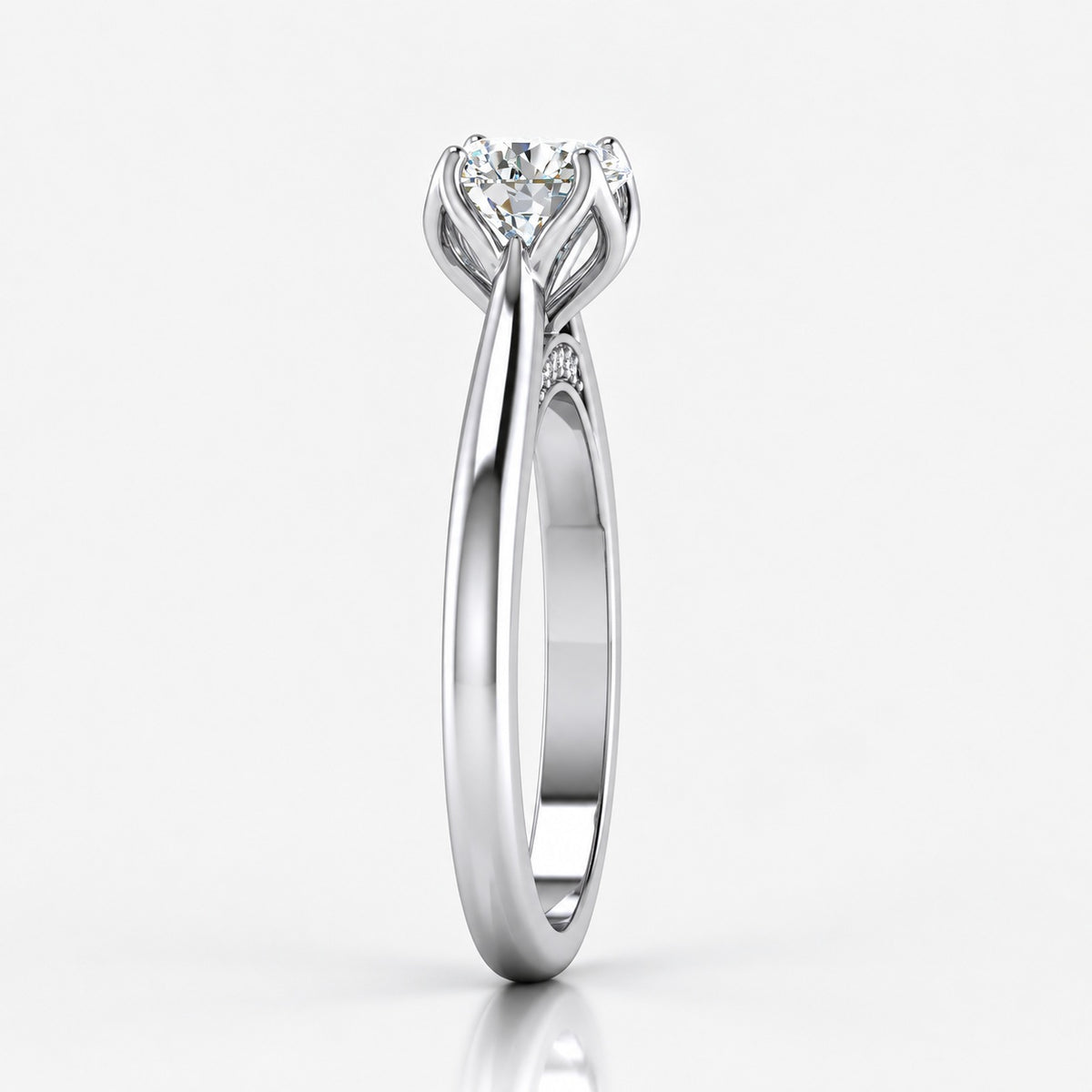 IGI Certified 2.00Ct Classic Four Prong Solitaire Engagement Ring in Gold & Platinum