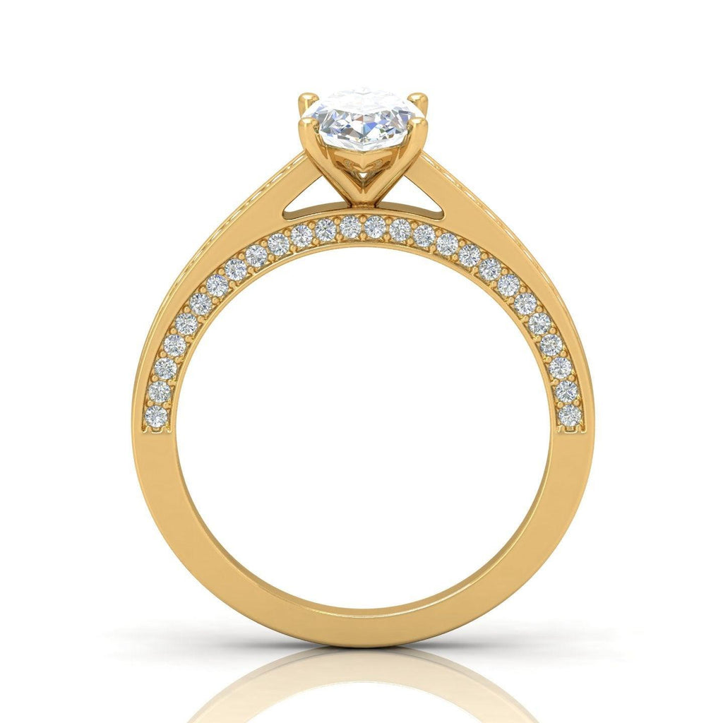 Certified Marquise Diamond Engagement Ring 2.00Carat E/VS