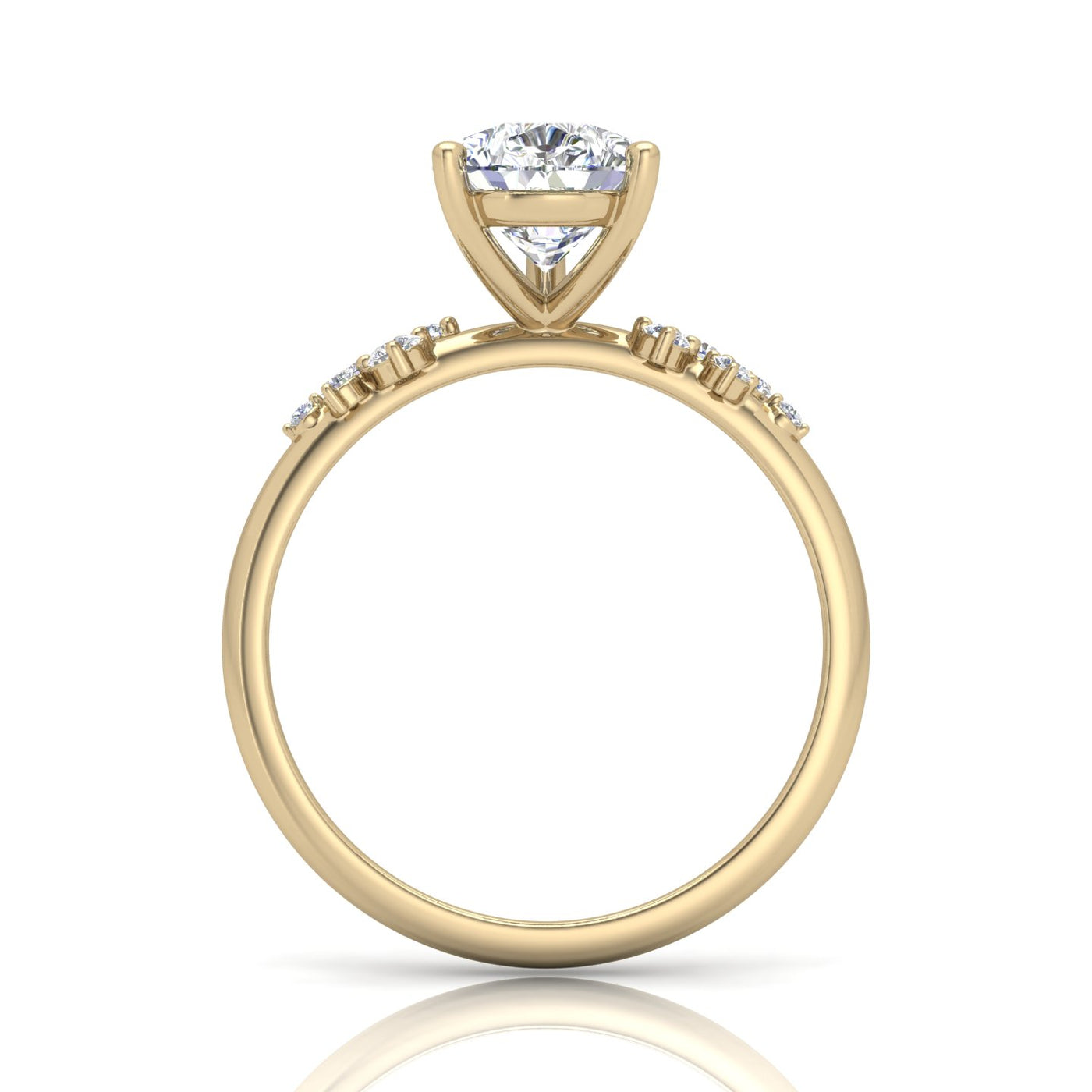 Jasmine Pear Diamond Engagement Ring