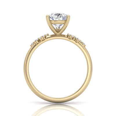 Jasmine Pear Diamond Engagement Ring