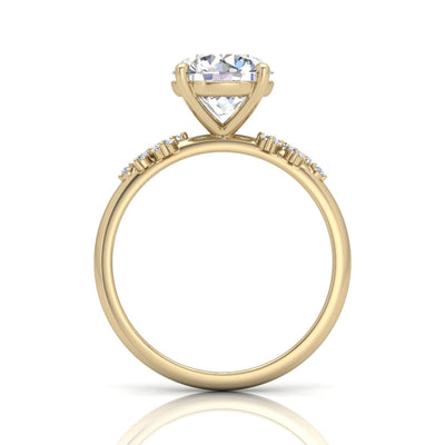 Jasmine Round Diamond Engagement Ring