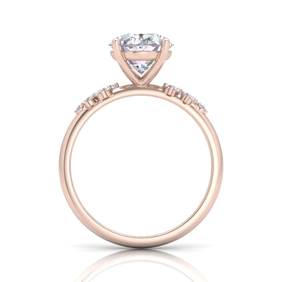 Jasmine Oval Diamond Engagement Ring