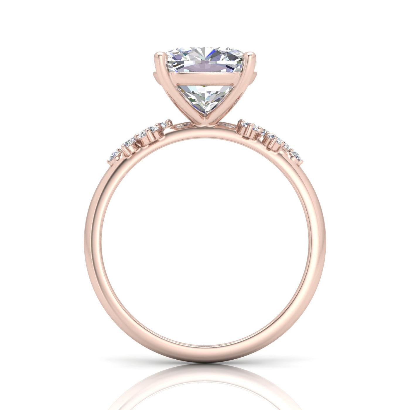 Jasmine Cushion Diamond Engagement Ring