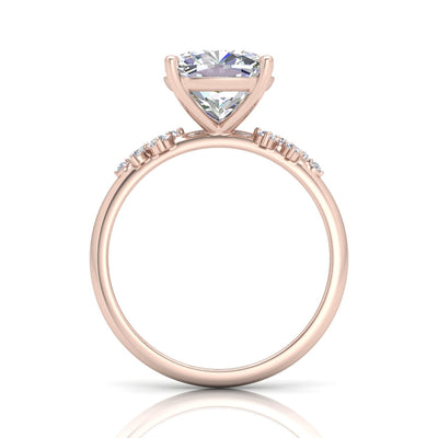 Jasmine Cushion Diamond Engagement Ring